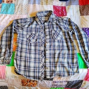 Ladies flannel button down